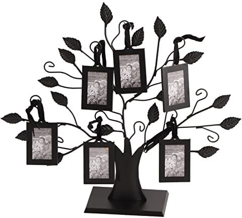 Jadeshay Pictures Frames Fashionable family photo frames family tree with 6 Hanging Picture Frames presents for women