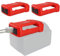 Fybemax 2 Pack USB Charger Adapter for Milwaukee M18 18V Battery with USB & Type-C Fast Charging Power Wheel Adapter (No Battery)