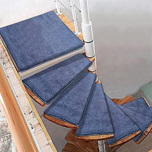 MyrRhe Tappetino Antiscivolo per Scale a Chiocciola, Protezione Gradini, Copertura Autoadesiva