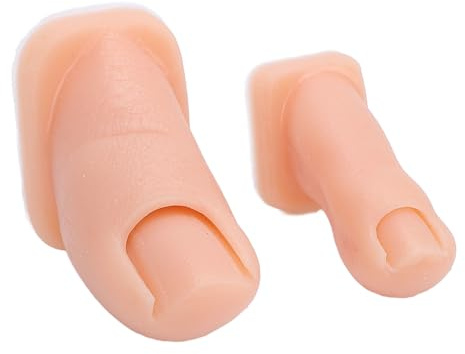 Modes D'Orteils de Pratique du Nail Art en Silicone, Orteils de Pratique de Manucure, Mode Faux Pied pour la Formation Artistique des Pointes D'ongles, Prothèse en Silicone