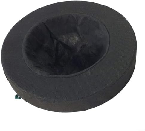 BlesConi Floating Plant Basket With Sponge Rim Aquatic Pond Container Water Garden Planting Bag Black Root Protection System for Outdoor Features