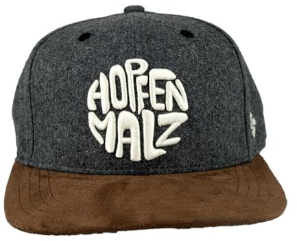 Bavarian Caps Cap Hopfen & Malz dunkelgrau