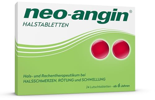 neo-angin® Halstabletten | Mit Dreifach-Effekt | Kräutergeschmack | 24 St | Kühlend & schmerzlindernd bei Halsschmerzen und Halskratzen, hat antivirale Eigenschaften, lindert die Entzündung
