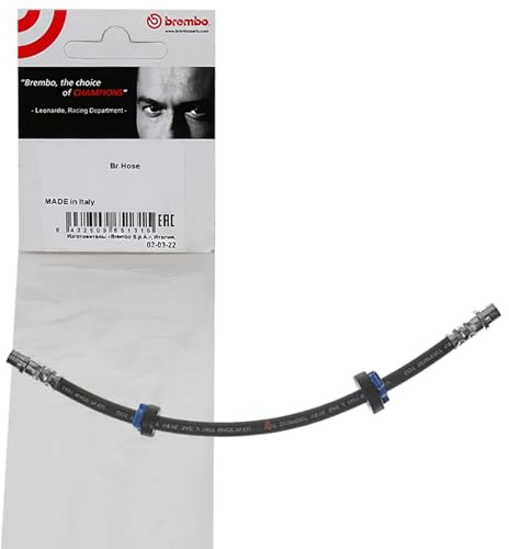 Brembo T85133 Bremsschläuch | Kompatibel mit: VW TRANSPORTER T4 Bus, TRANSPORTER T4 Kasten, TRANSPORTER T4 Pritsche/Fahrgestell (70E, 70L, 70M, 7DE, 7DL