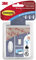 Command W17200 Pack de 16 Tiras en Diferentes tamaños, Resistentes al Agua (8 pequeña + 4 Mediana + 4 Grande), Blanco, Standard, Set Piezas