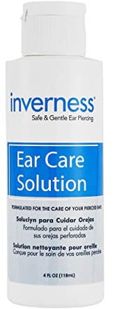 INVERNESS Piercing Cleaning Solution | Ear Piercing Cleaning Solution for Piercing Aftercare | Ear Piercing Solution Piercing Cleaner