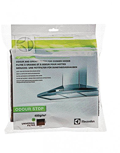 Electrolux 9029792141 Set 2 Filtri in Poliestere al Carbone Attivo Antigrasso e Antiodore, 57x47 cm