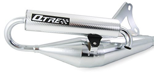 Tecnigas Q-Tre, chrom/chrom, kompatibel mit Speedjet, R, Speedforce/Motowell Magnet, RS, Sport, Crogan City Retrosa (50ccm 2T)