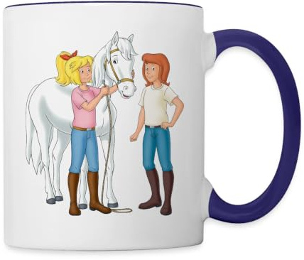 Bibi Und Tina Kümmern Sich Um Sabrina Tasse Zweifarbig