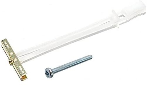 Toggler 25029 SnapToggler M5 Bolt Anchor, Silver, Pack of 10