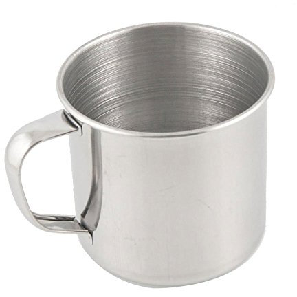 Gemini_mall® Coffee Tea Stainless Steel Mug Cup Outdoor Camp Camping