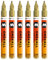 Molotow One4All 127HS Acryl Marker (2,0 mm Strichstärke, hochdeckend und permanent, UV-beständig, für fast alle Untergründe) 6 Stück Farbe 228 metallic gold
