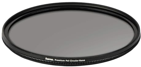 Hama Premium Circular Polarising Camera Filter 49 mm – Filter für Kameras (4,9 cm, Circular Polarising Kamera, Multi Resistant Coating (MRC), 1 Stück (S))