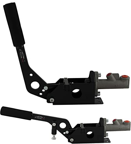 Hydraulische Fly Off Handbremse Schwarz Drift Handbrake horizontal vertikal Rallye | Inklusive Anschlussset
