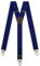 Olata Y Hosenträger mit Karabinerhaken – Frauen- und Herren Hosenträger – 4 cm. Königsblau