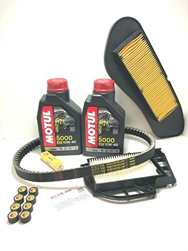 KIT TAGLIANDO X-CITY X-MAX 250 2007 2008 XMAX XCITY OLIO CINGHIA FILTRI RULLI CANDELA