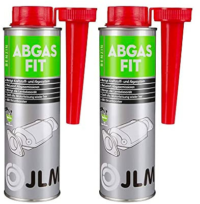 JLM Benzin Abgas Fit/Katalysator Reiniger 2 x 250ml (500ml) | 2er Pack