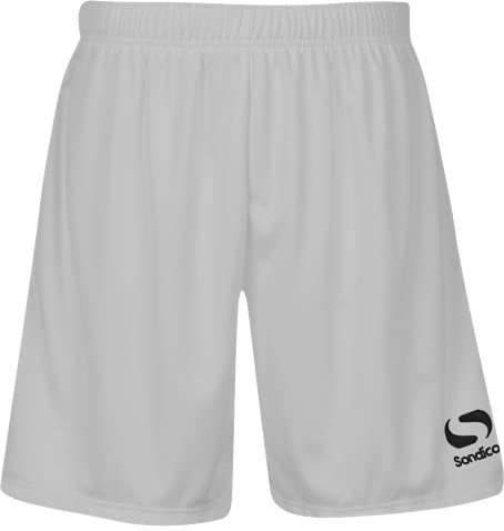 Sondico Core Football Shorts - Adult [Medium] [White] /Sportswear