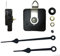 Leises Quarz-Uhrwerk, langer und kurzer Schaft, Uhrwerk mit Zeigern, batteriebetrieben, Wanduhr-Mechanismus-Teile, Motorersatz, DIY-Reparaturteile