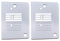 VGOL 2Pcs Sewing Machine Needle Plate Replacement Compatible with Singer 1105 1106 1107 1109 1116 1120 1130 1304 Metal Needle Plate 72.5x53.5mm