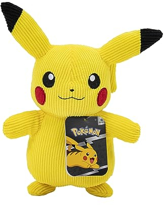 Pokémon PKW2389-20 cm Select Plüsch - Cord Pikachu, offizielles Plüsch