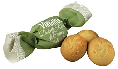 Dolcetti Ripieni Amaretti Virginia Crema al Pistacchio Busta da 500g