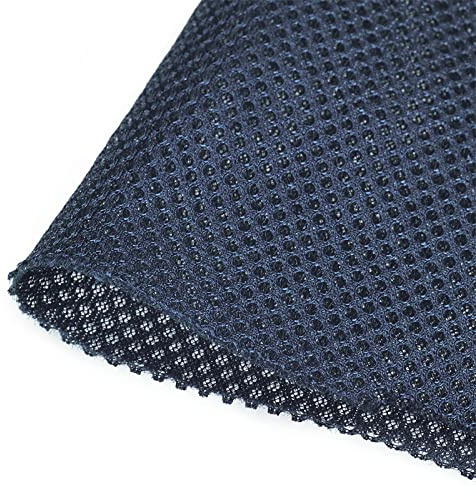 Rebower Speaker Grill Cloth Stereo Mesh Fabric Protective Dustproof Cloth, [for Home Speaker Repair] - 39.37 Inch x 63 Inch/Navy Blue