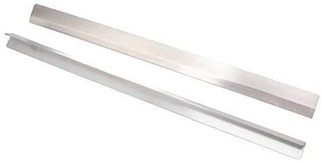 Lückenabdeckung für Küchenherde, 2 Edelstahl-Lückenabdeckungen zwischen Herd und Theke Schützen Effektiv Herdlückenfüller Zum Abdichten von Verschüttungen in der Küche