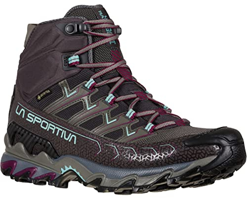 LA SPORTIVA Damen Ultra Raptor II Mid GTX Schuhe, Carbon-Iceberg, EU 39