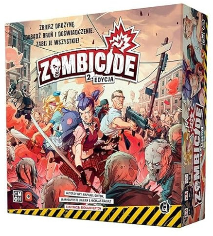 Zombicide 2.0 Edition, Brettspiel, Überlebe die Zombie Apokalypse, ab 14 Jahren, 1-6 Spieler, Spielzeit: 60 Minuten