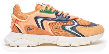 Lacoste Zapatillas bajas para hombre L003 NEO 124 1 SMA, zapatillas bajas para hombre, Org Nvy Abq, 44 EU