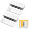 Selbstklebender Türmagnet, 2er-Pack Magnetischer Möbeltürmagnet, Magnetische Schranktür, Edelstahl-Möbelmagnet, Türöffner, Türöffner (große Größe)