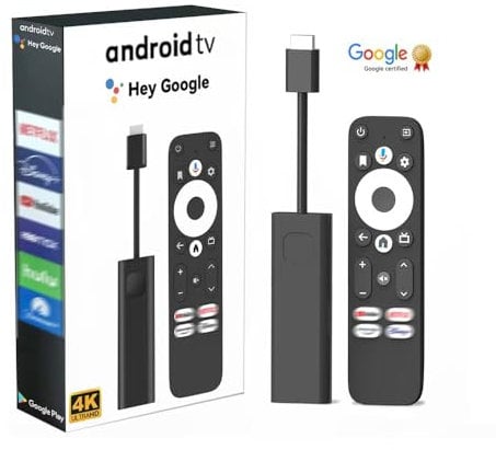KD3 4K Google TV Stick Android 11 Netflix Certified HDR 10+ Dolby Audio Voice Remote Google Assistant(Free OTG inside)