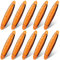Justech 10pcs 6LED Side Marker Lights 12V Rear Lights 3030 SMD Indicator Lamps Universal Waterproof for Truck Trailer Van Caravan Lorry Car Bus-Amber