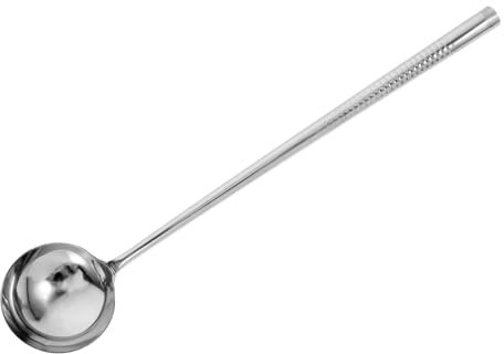 MAGICLULU Cuillère De Cuisine En Acier Inoxydable Cuillères À Soupe Rondes Cuillères À Badigeonner Faciles À Nettoyer Essentielles Pour À Domicile