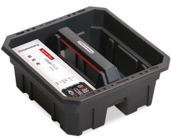 Stolmet Tool Storage Tote Tray Heavy Duty Caddy Holdall Deep Compartment Kilka Models Tool Tray Black (Model 4)