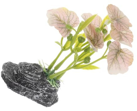 Kisangel Künstliche Aquarienpflanzen Für Reptilien – Harzdekor Sicheres Und Ästhetisch Ansprechendes Aquarium