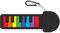 Heilanole Colorful Mini Rainbow Piano Keychain - Playable, Real Functioning Tiny Silicone Keyboard Electronic Pad