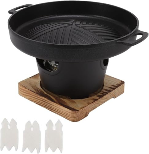 Tragbarer BBQ-Grill, Japanischer Tischgrill, Antihaftbeschichteter Mini-hibachi-Grill, Camping-Chef Yakiniku-Grill, Holzkohleofen Für Picknick Im Freien, 9.3 Inches