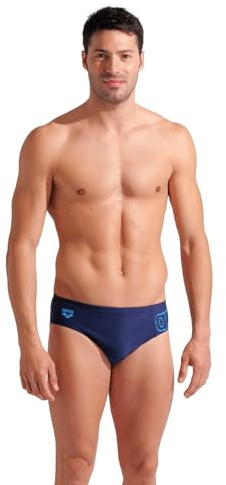 arena Feel Men's Scratchy Swim Briefs Navy