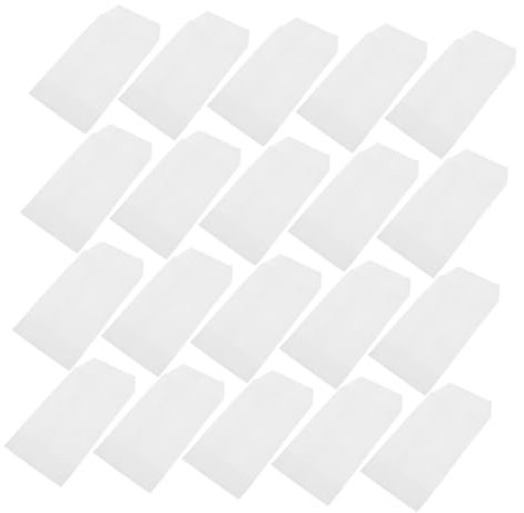 WRITWAA 50Pcs Semi Transparent Waxed Paper Treat Bags Water Resistant Bakery Bags for Cookies Candies Soaps and Flexible Closure for Custom Sealing and Printing