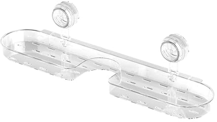 Organisateur mural de salle de bain - Étagère murale au-dessus du robinet avec ventouse, support de lavabo stable pour douche, brosses et produits de soins de la peau | Solution de rangement pratique