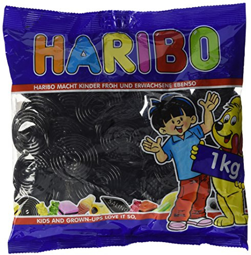 Haribo Lakritz Schnecken, 2er Pack (2 x 1 kg)