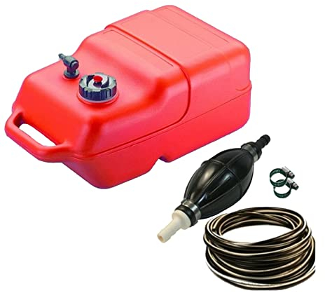 12 Liter Benzintank mit Pumpball und Benzinschlauch