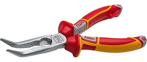 Nws 141-49-VDE-170-SB N141-49-VDE-170-SB Number 141-49 VDE Chain Nose Pliers, Silver/Red, 170 mm