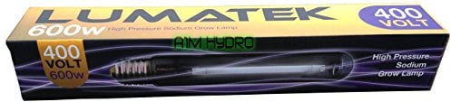 Lumatek 600W 400V Volt Pro High Pressure Sodium Grow Lamp Bulb Hydroponics