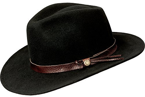 Albatros 257920-200-59/60 Wollfilzhut Bogart Größe in Schwarz, 59/60
