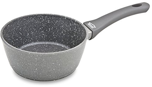 Menax Focus - Cazo de Aluminio Forjado Indeformable con 5 Capas de Antiadherente Stone Design (16 cm)