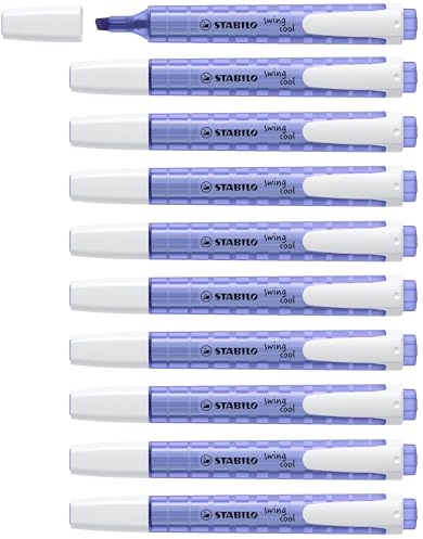 STABILO swing cool - Highlighter | Pack of 10 - Lavender