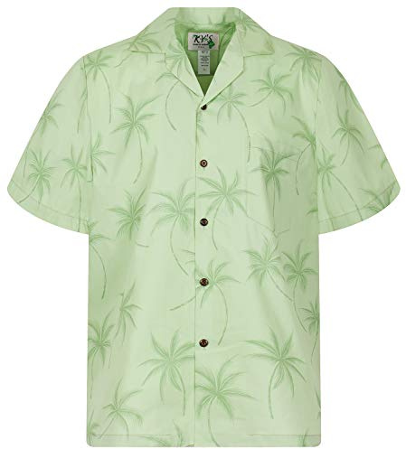 KY's Original Hawaiihemd, Palm Shadow, Grün, L